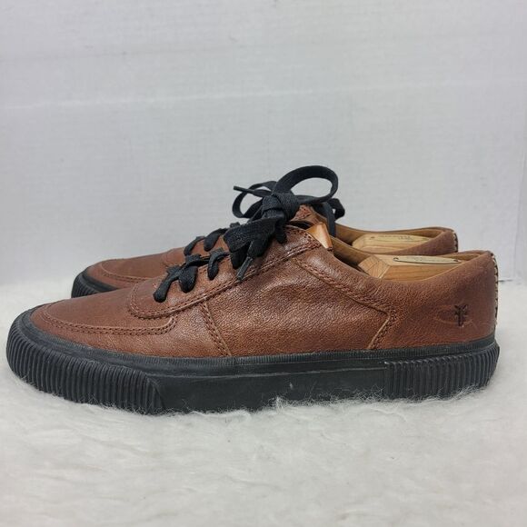 Frye Shawn Law Men's Brown Lace Men's Sneaker Shoes Size 9 - Picture 4 of 11